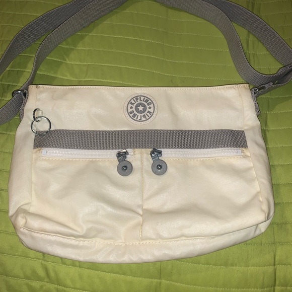Kipling Cream Crossbody Bag - Picture 1 of 7
